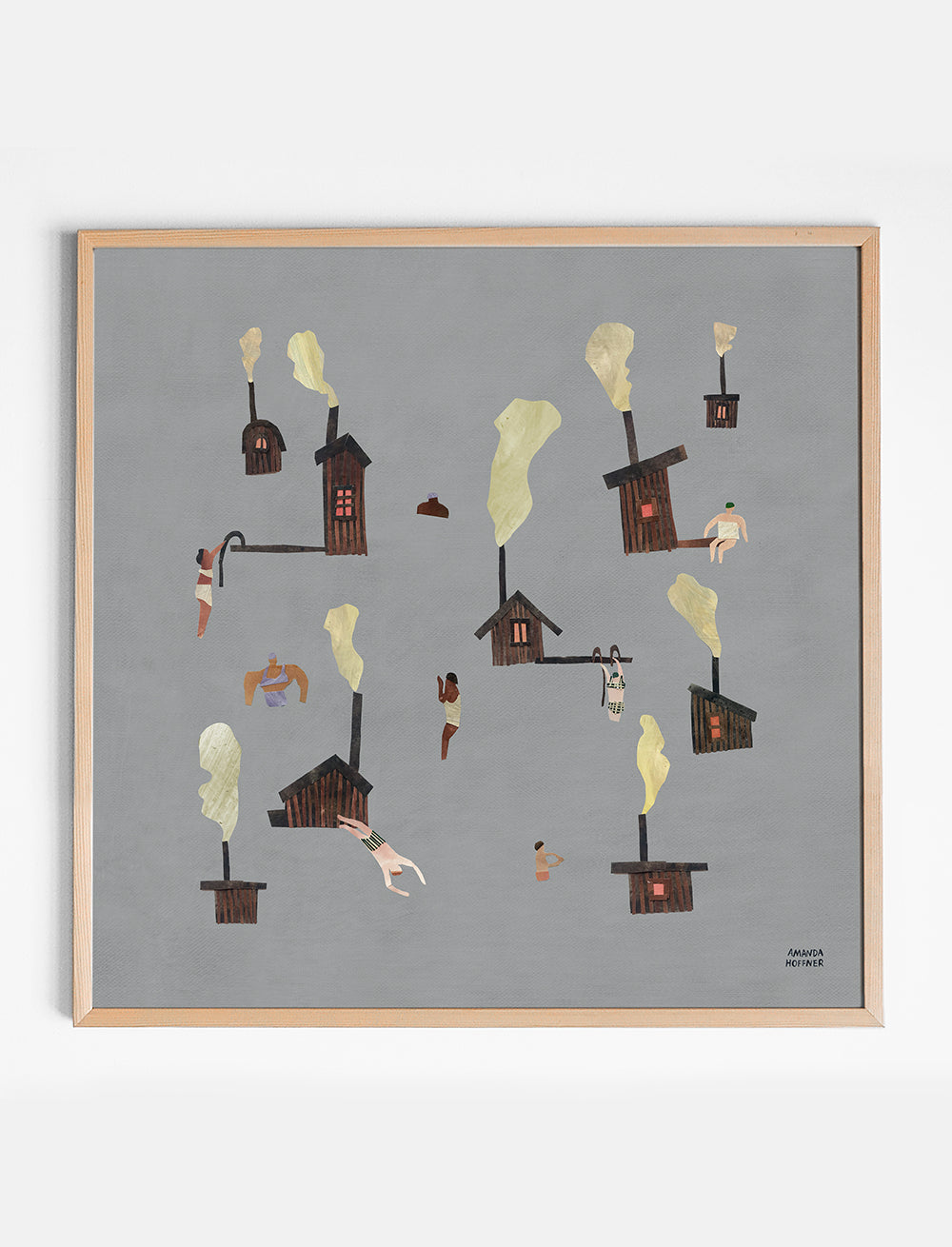 SAUNA POSTER - 50x50 cm