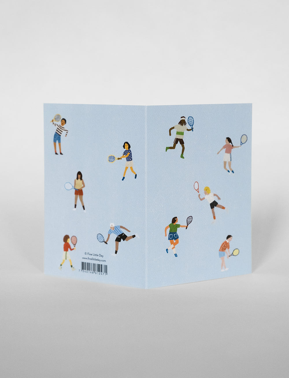 TENNIS FOLDED CARD A6 WITH ENVELOPE