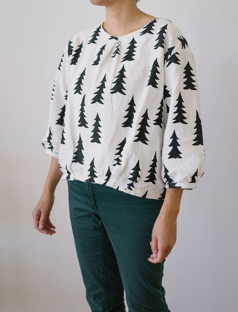 GRAN FABRIC BY THE METRE, BLACK