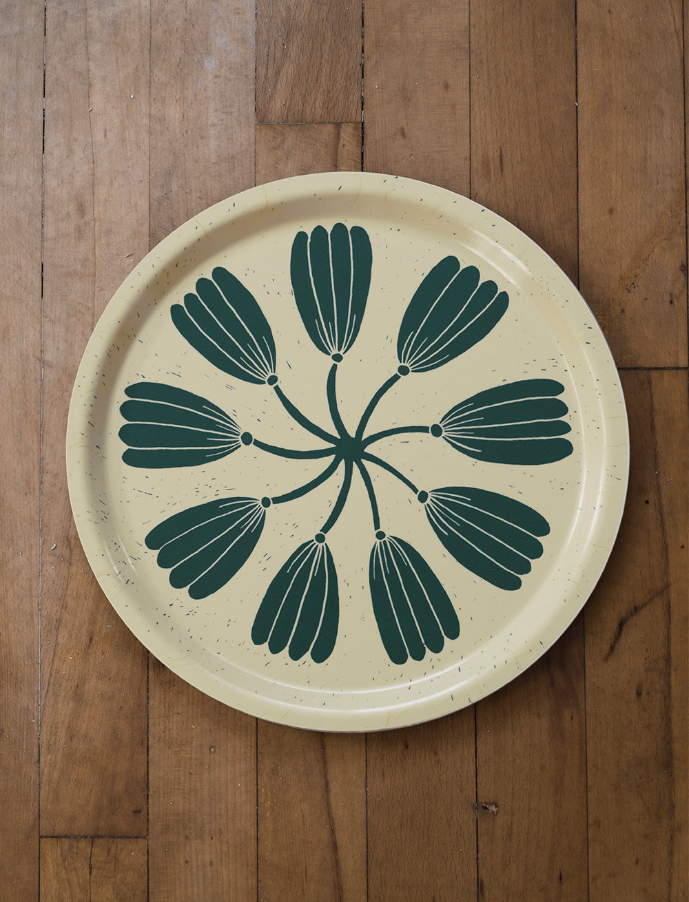 KRANS TRAY, YELLOW/GREEN