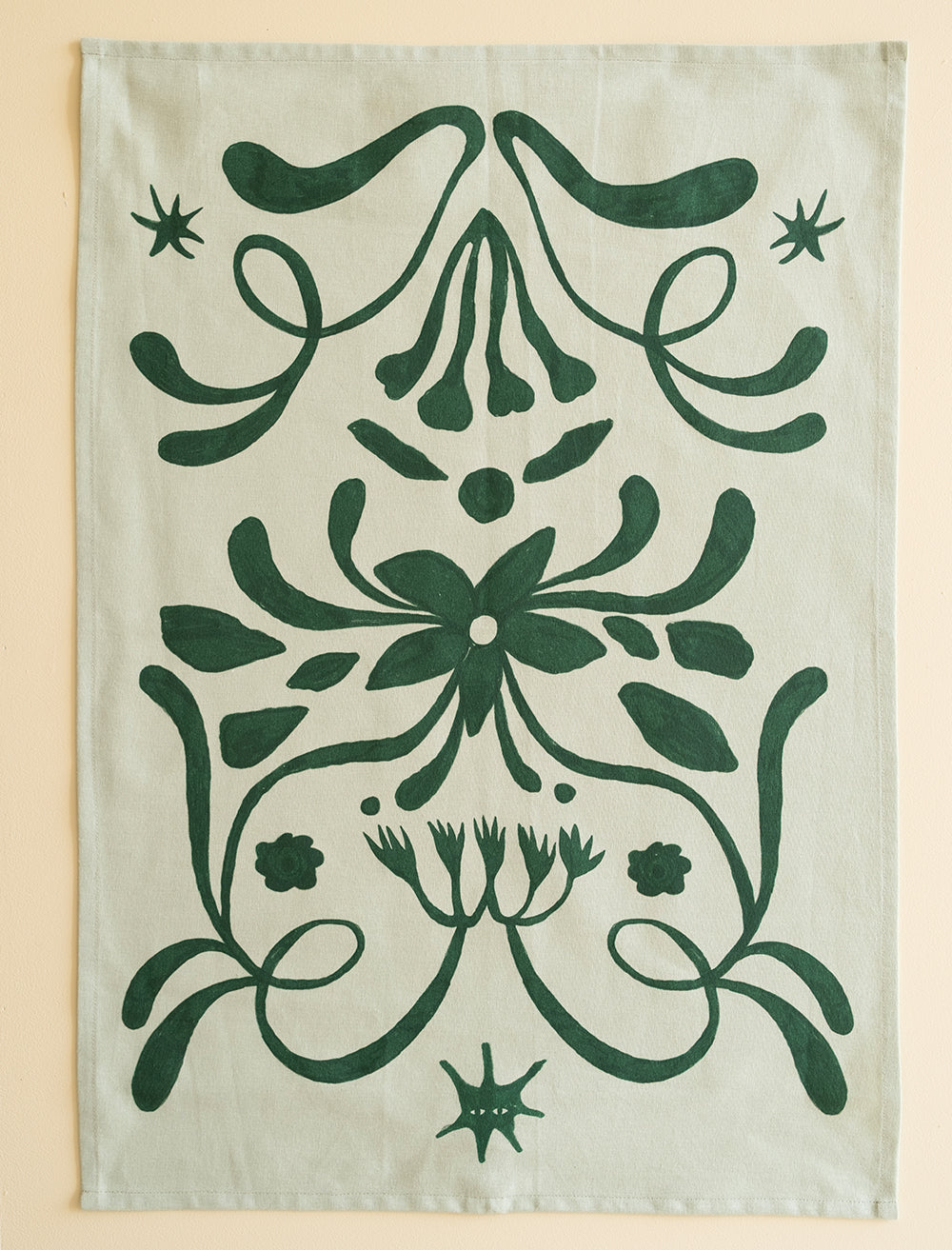 HÖGTID TEA TOWEL, GREEN