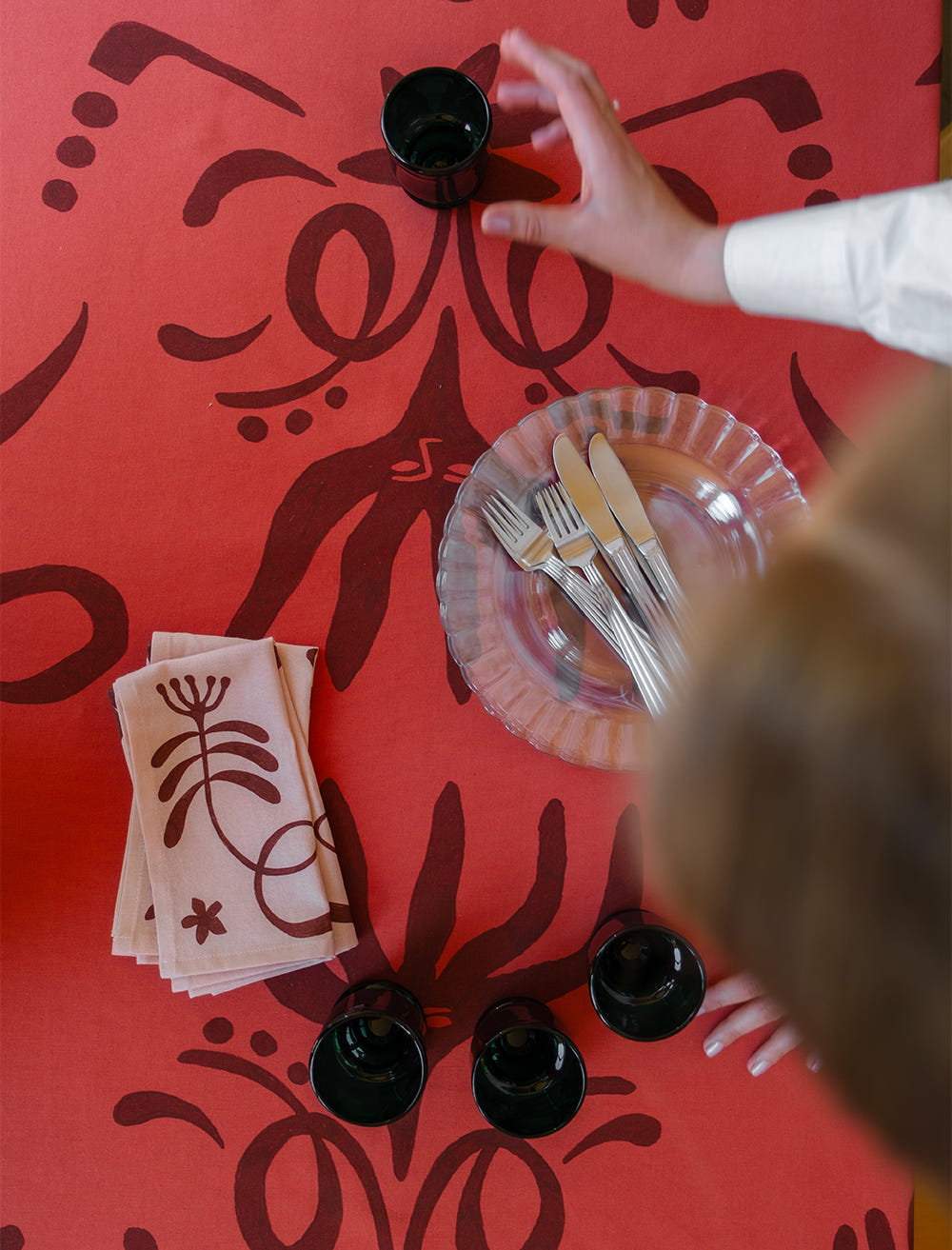 HÖGTID TABLECLOTH, RED