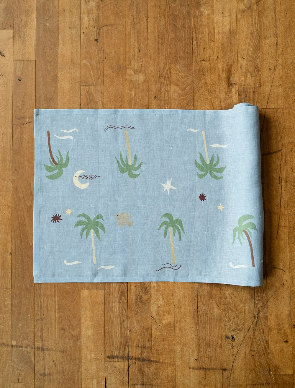 PALMS LINEN TABLE RUNNER