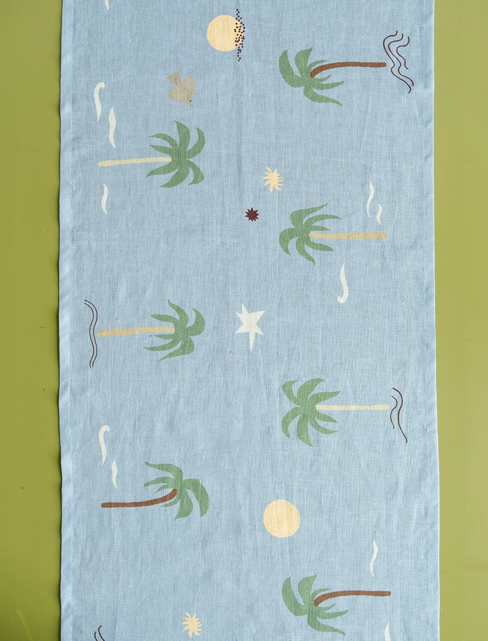 PALMS LINEN TABLE RUNNER