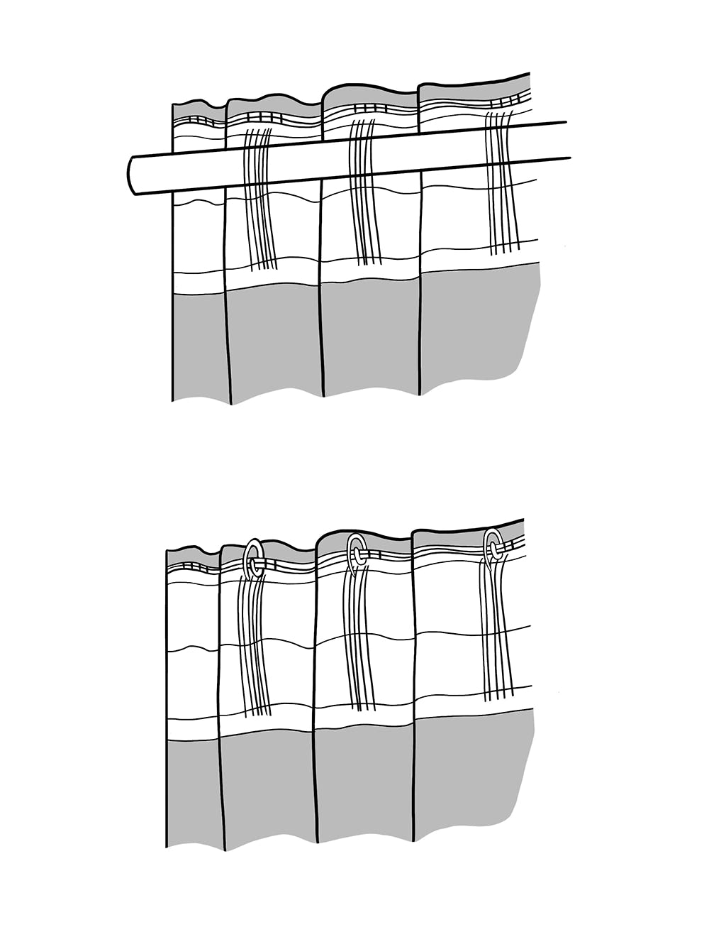 SNÄCKA LINEN CURTAIN