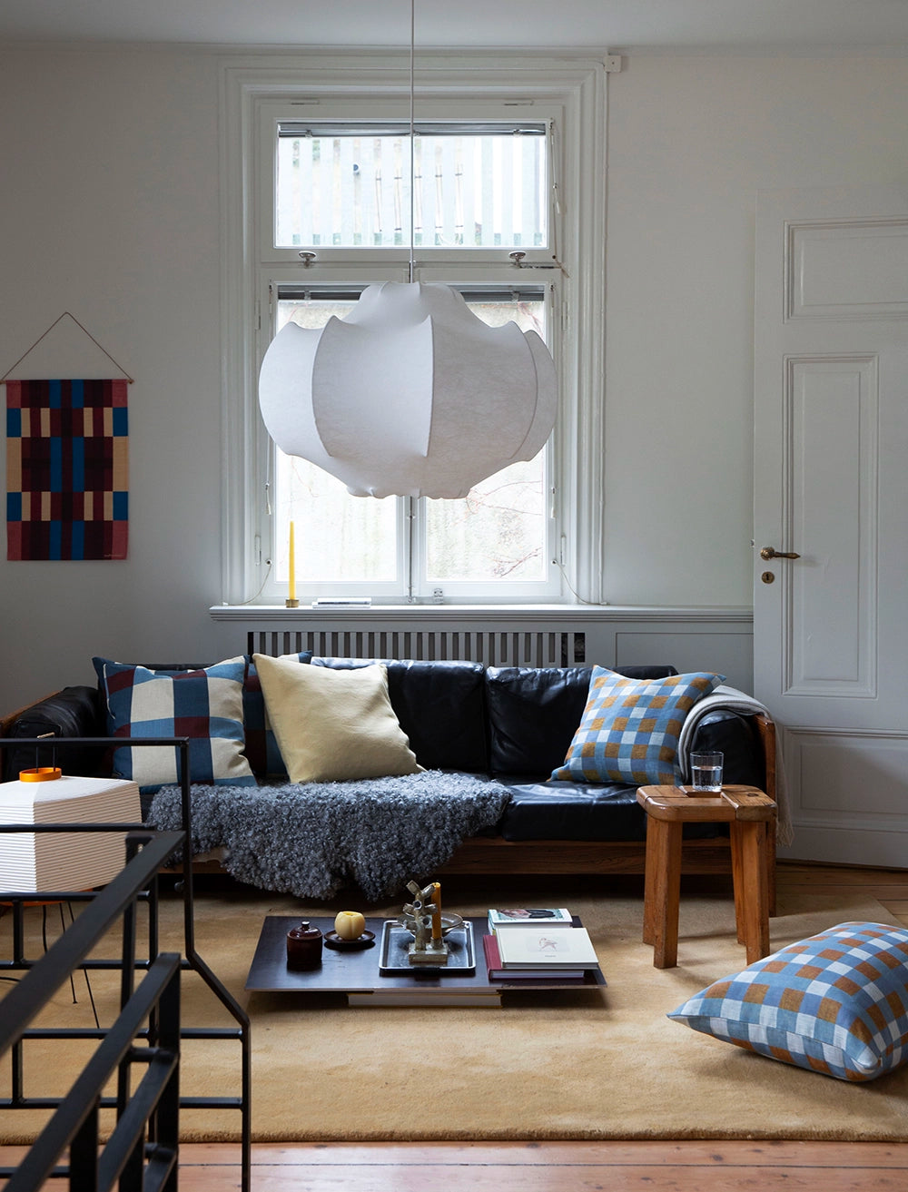 RUTAN WOVEN CUSHION COVER, OAT 48x68 CM