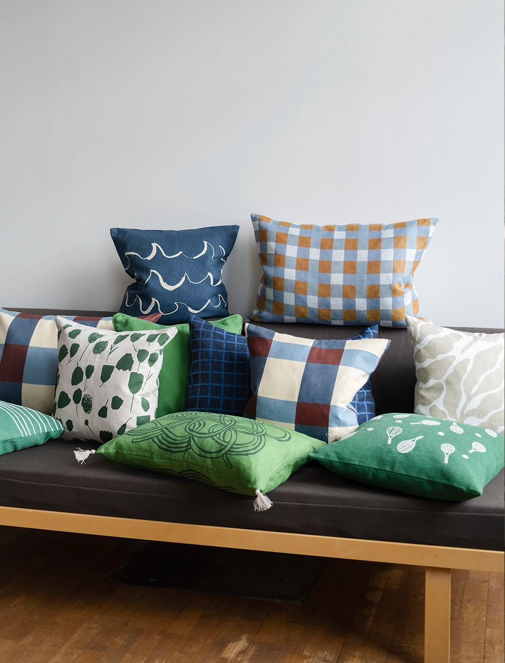 RUTAN WOVEN CUSHION COVER, OAT 48x68 CM