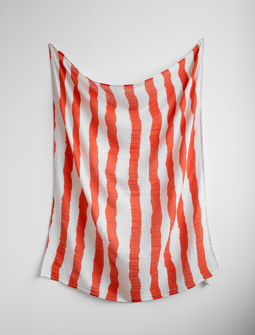 RAND MUSLIN SHAWL, PICASSO RED