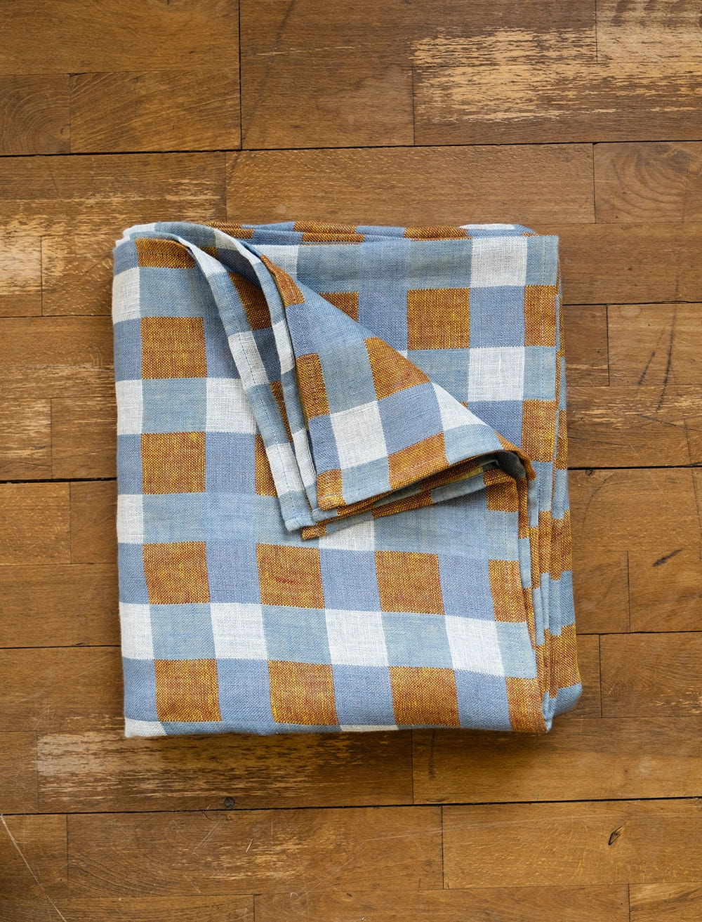 RUTAN WOVEN TABLECLOTH/PLAID, OAT