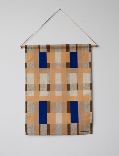 GRID WALL HANGING, PEACH