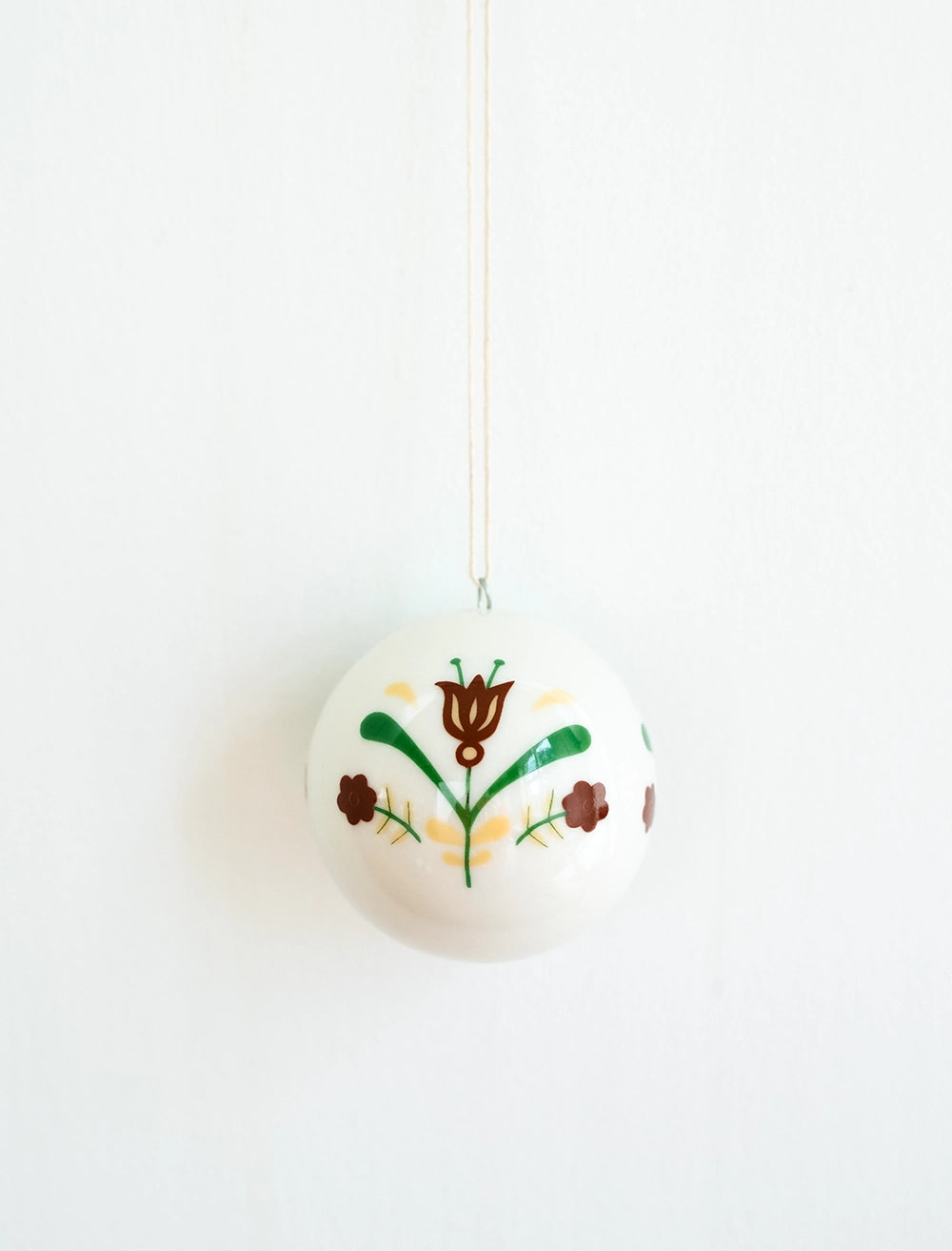 KURBITS CHRISTMAS BAUBLE, RED/GREEN