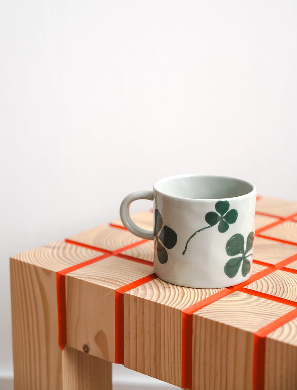 CLOVER CUP WITH EAR, GREEN