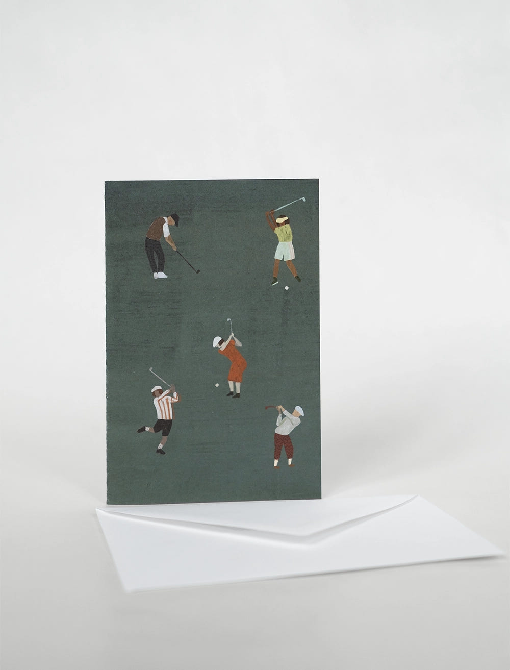 GOLFERS FOLDED CARD A6 WITH ENVELOPE