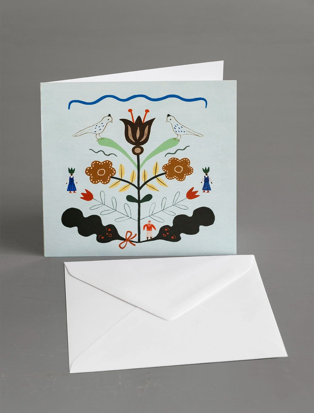 KURBITS KLAPPKARTE E56 MIT UMSCHLAG