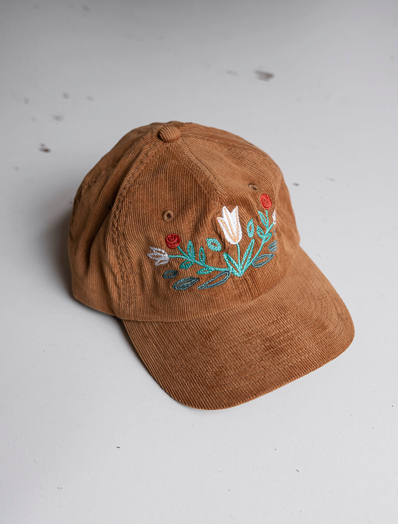 KURBITS CAP, CORDUROY CAMEL