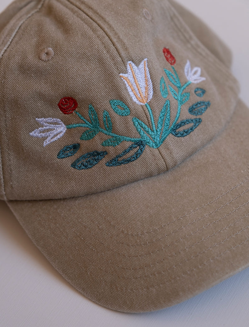 KURBITS CAP, WASHED - Vintage Beige