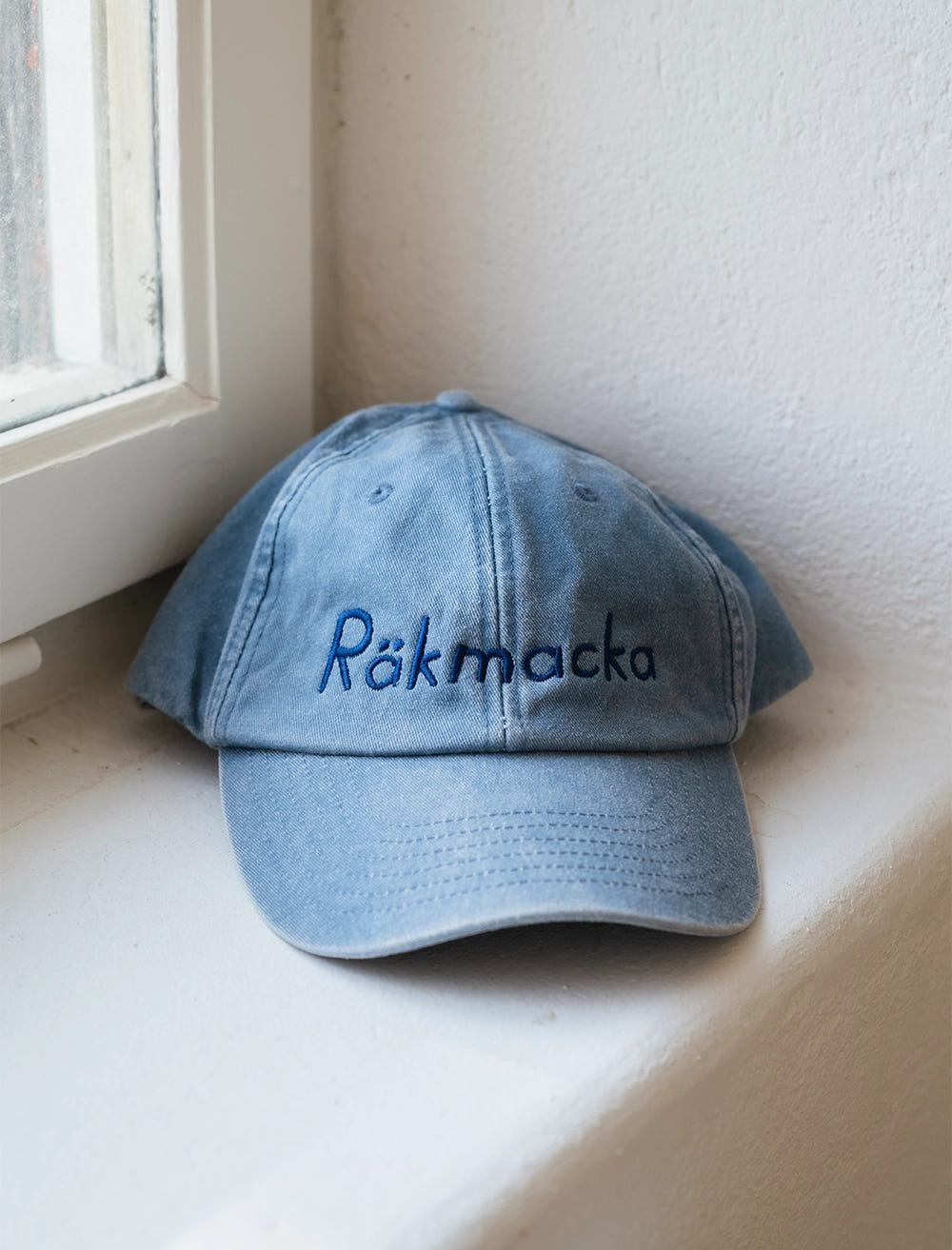 RÄKMACKA CAP, WASHED - Vintage Denim
