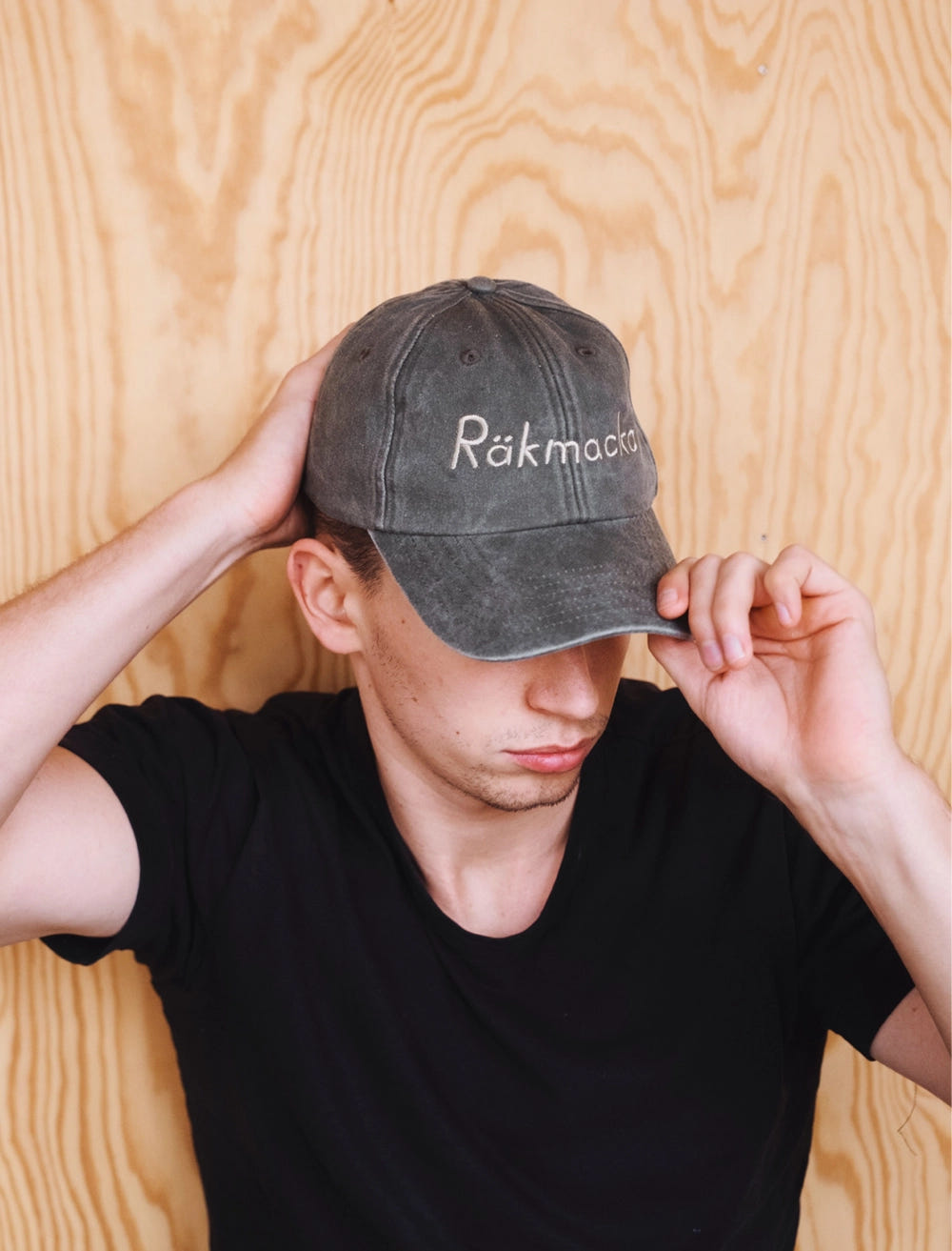 RÄKMACKA CAP, WASHED - Vintage Olive