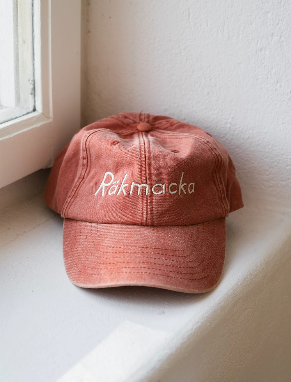 RÄKMACKA CAP, WASHED - Vintage Tangerine