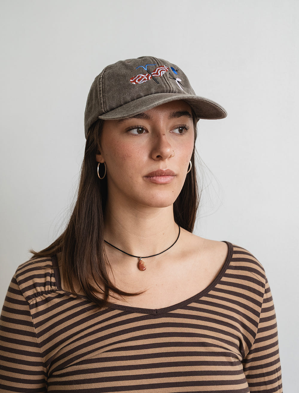 SLÄNDA CAP, WASHED - Vintage Brown