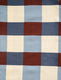 FIELD FABRIC SAMPLE LINEN, BLUE/PLUM