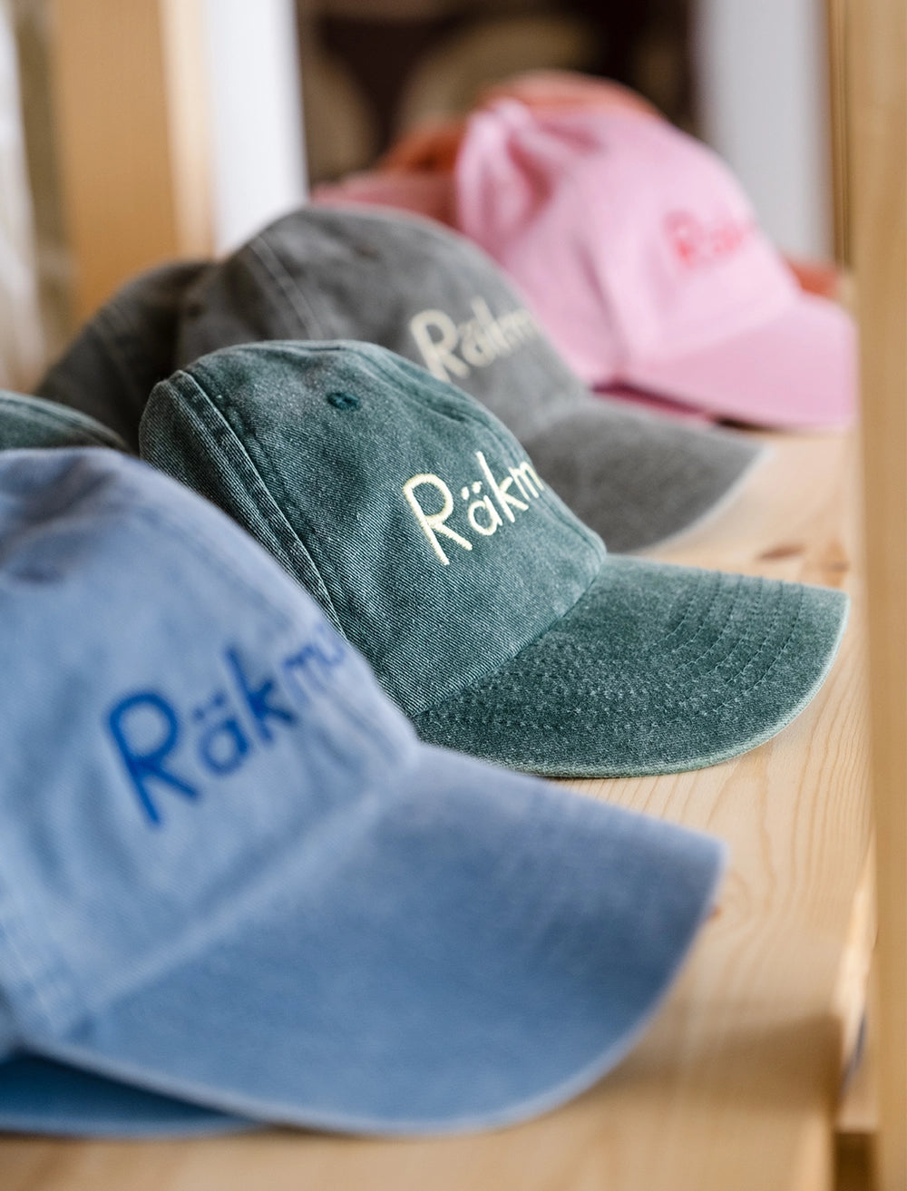 RÄKMACKA CAP, GEWASCHEN - Vintage Grün