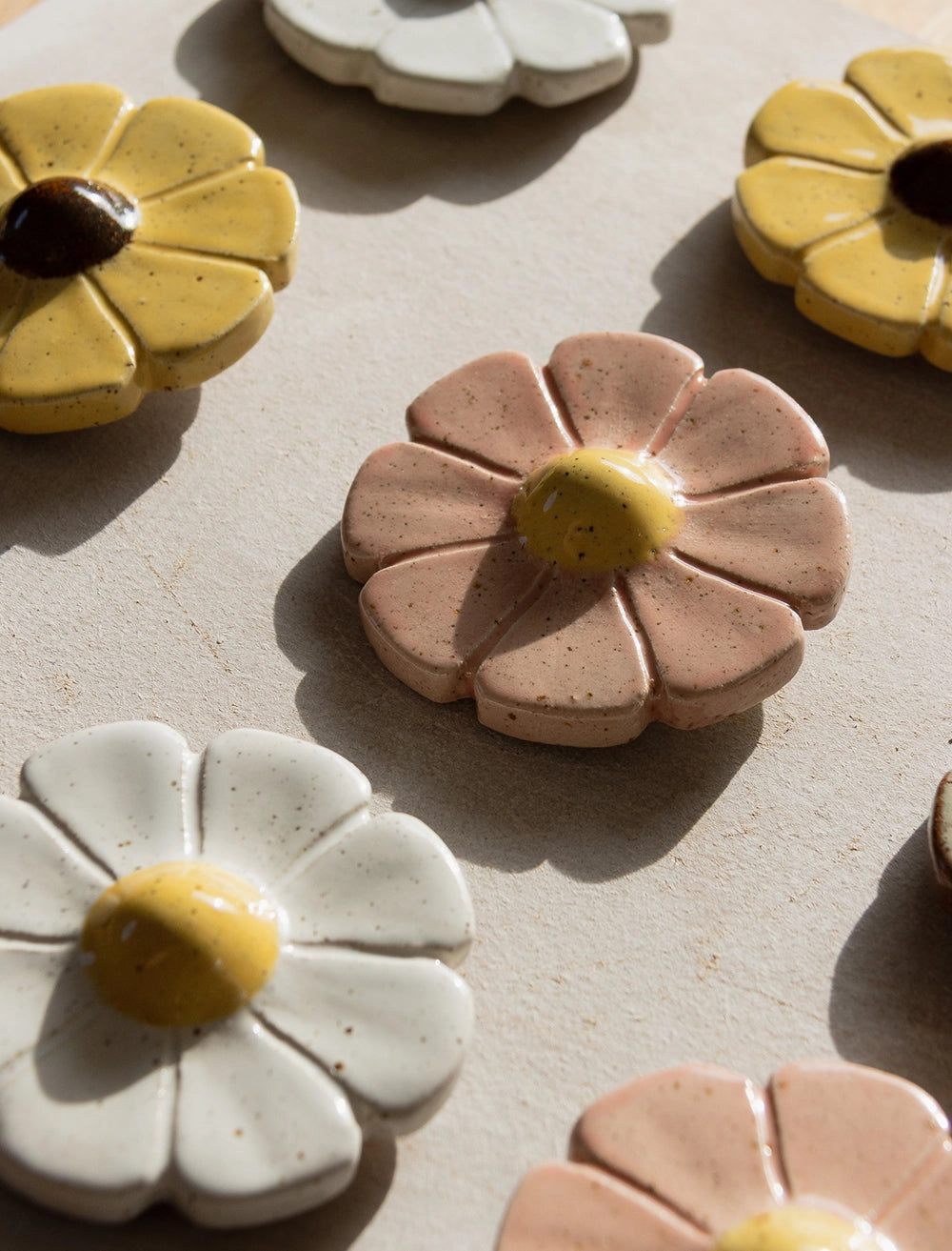 FLOWER WALL SCULPTURE, YELLOW