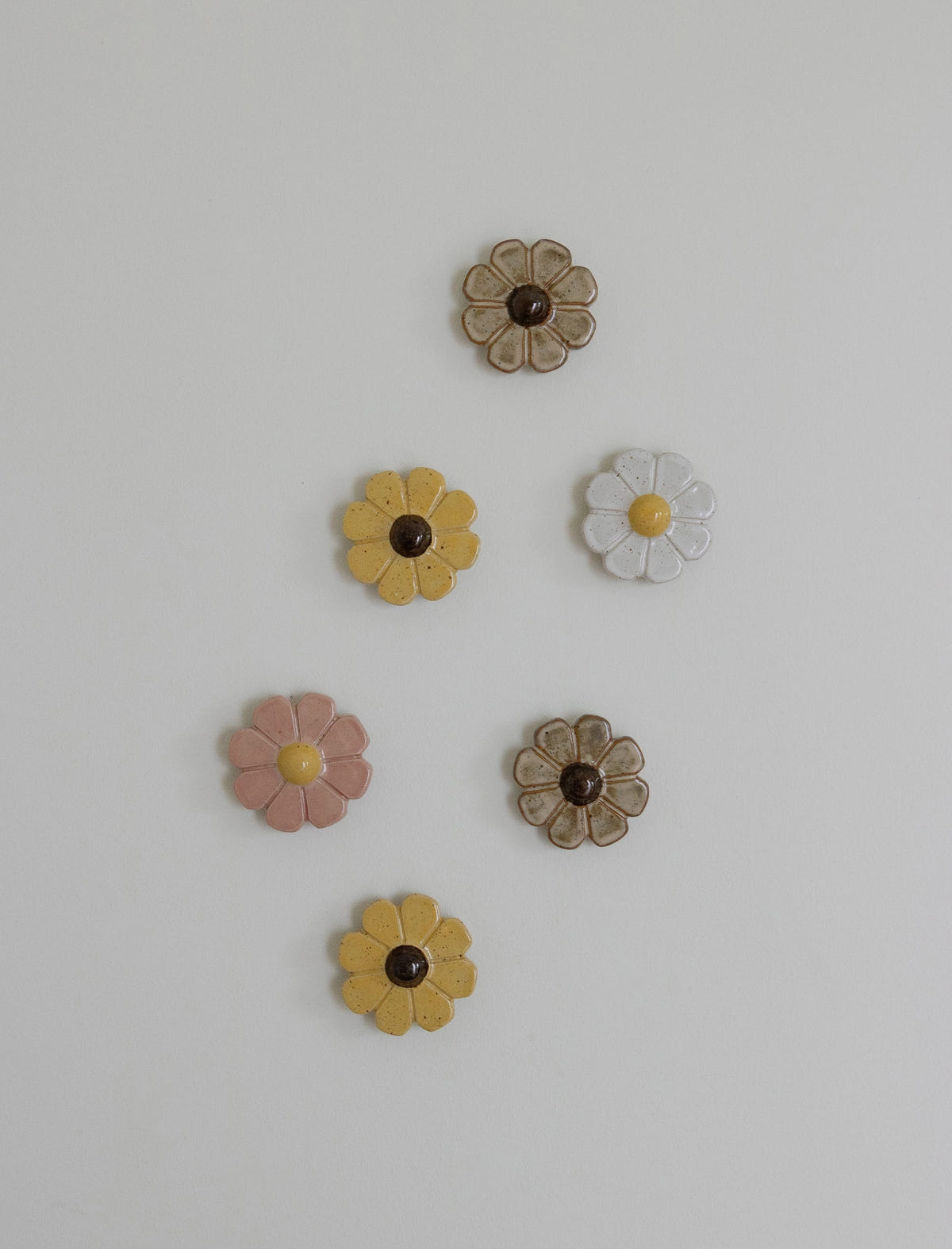 FLOWER WALL SCULPTURE, YELLOW