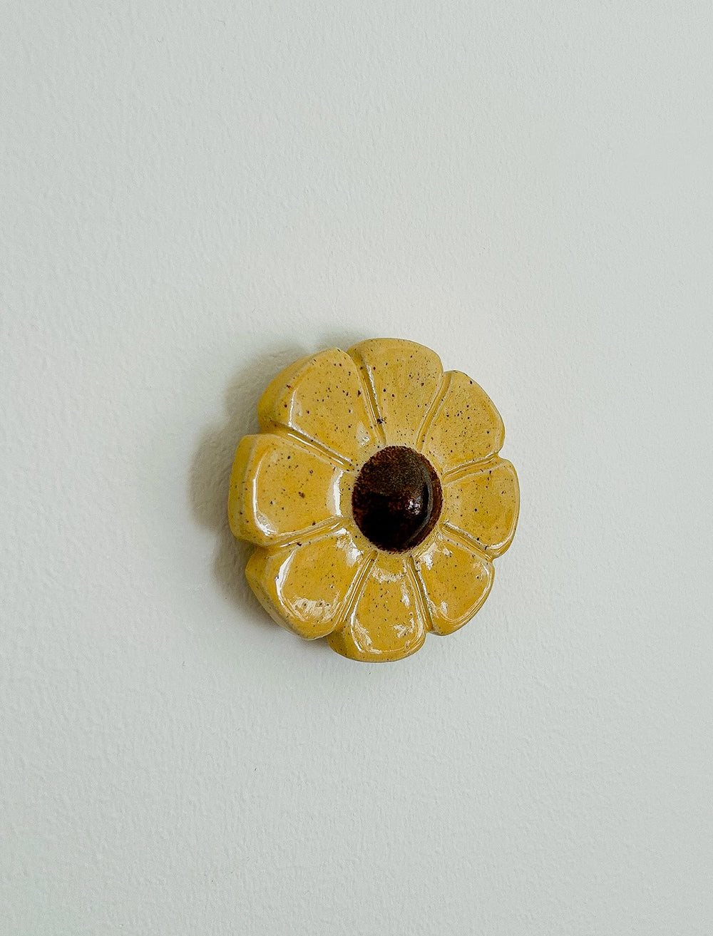 FLOWER WALL SCULPTURE, YELLOW