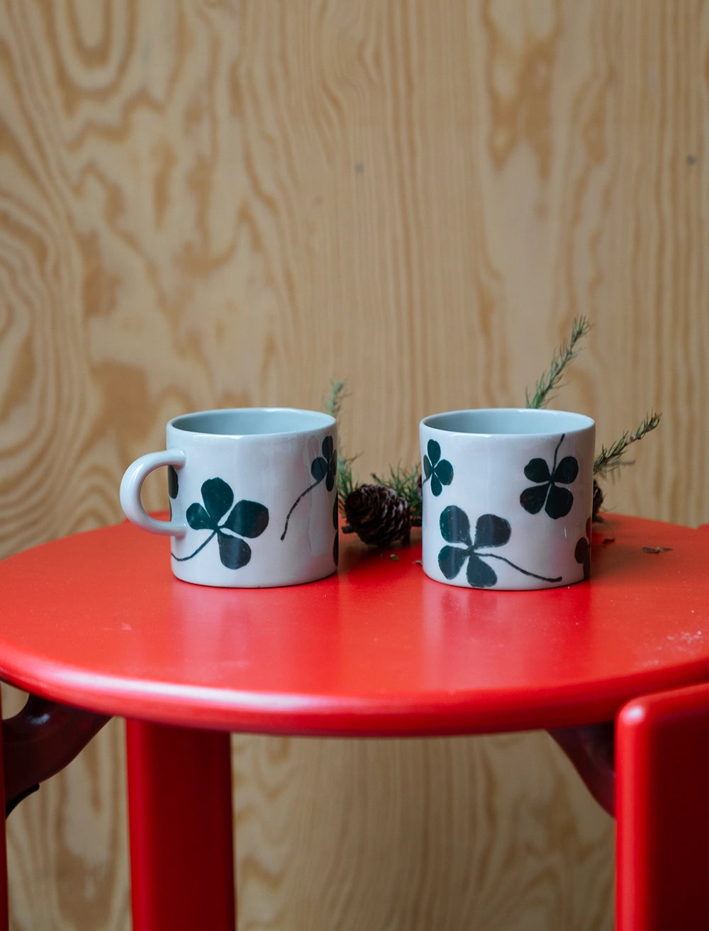CLOVER CUP WITH EAR, GREEN