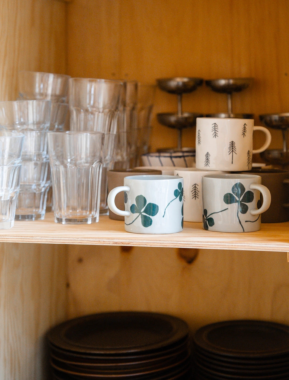 CLOVER CUP WITH EAR, GREEN