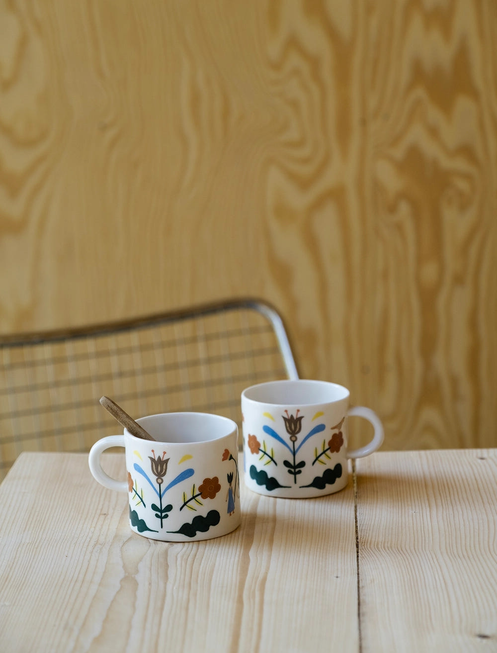 KURBITS CUP WITH EAR, WHITE