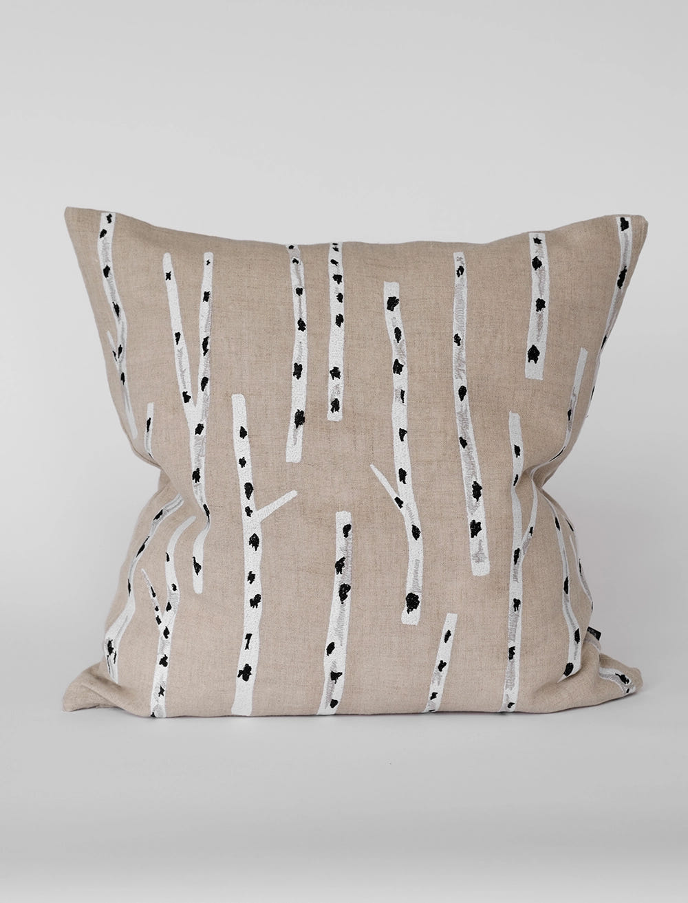 BIRCH EMBROIDERED CUSHION COVER