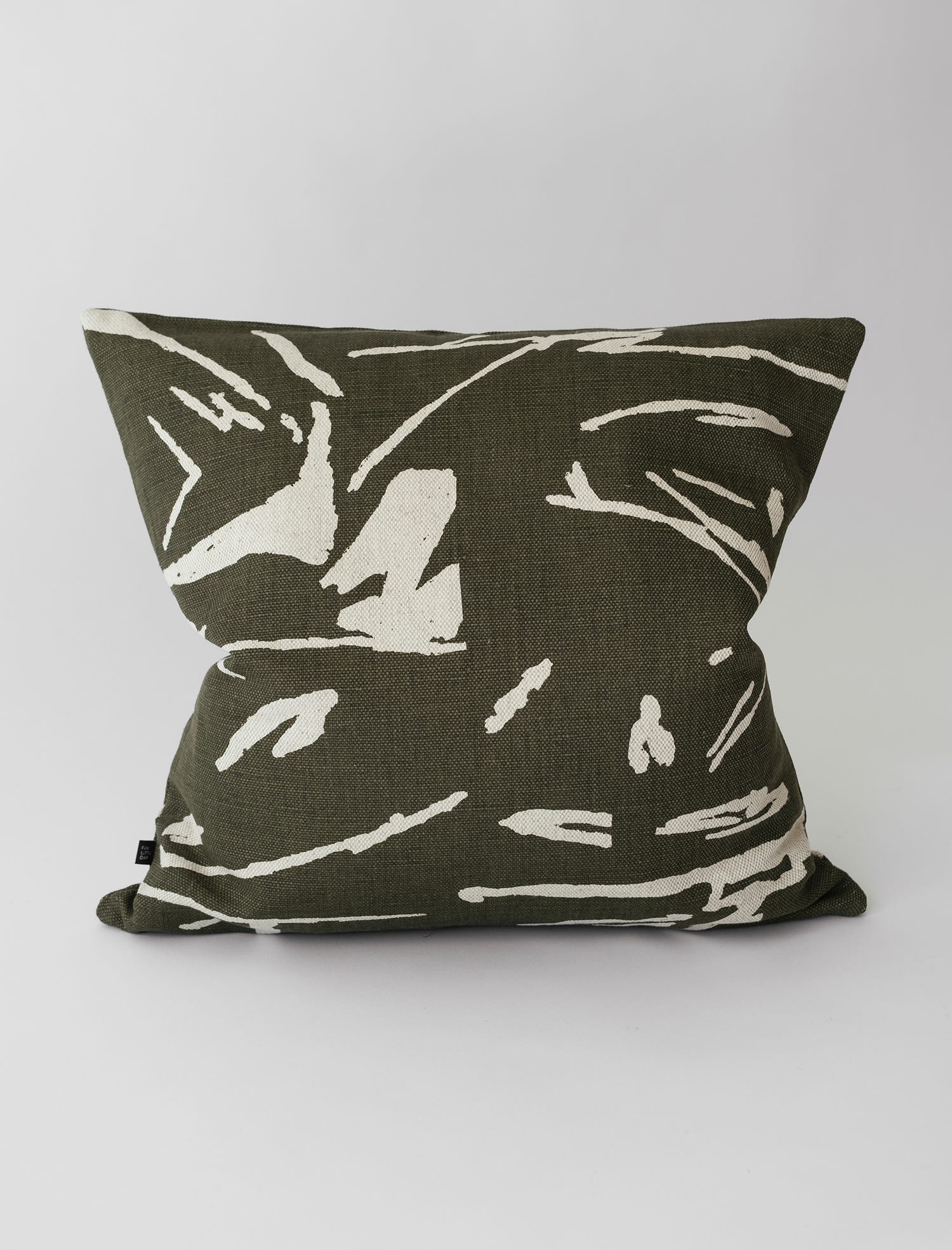 THE LIGHT CUSHION COVER, DARK OLIVE