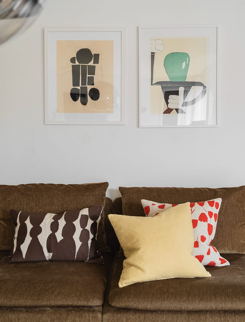 FLD CUSHION COVER, YELLOW