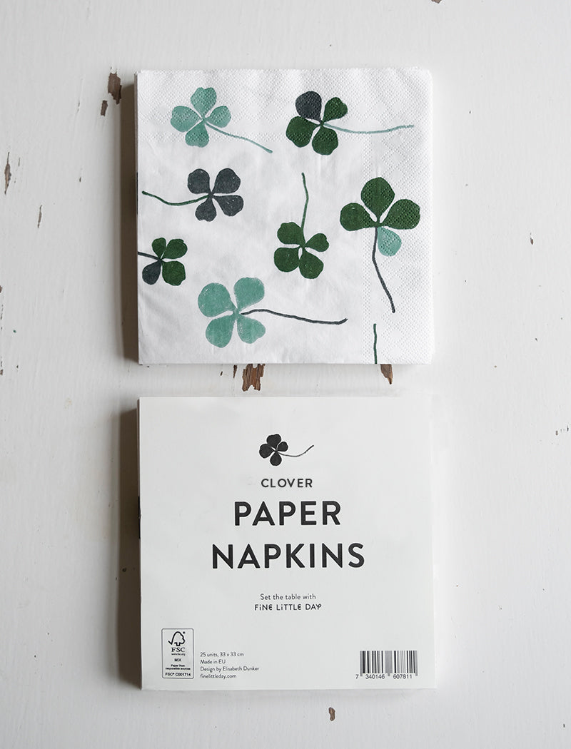 PAPPERSSERVETT CLOVER