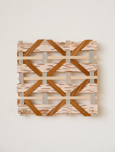 WOOD WEAVE, BIRCH HEXAGON
