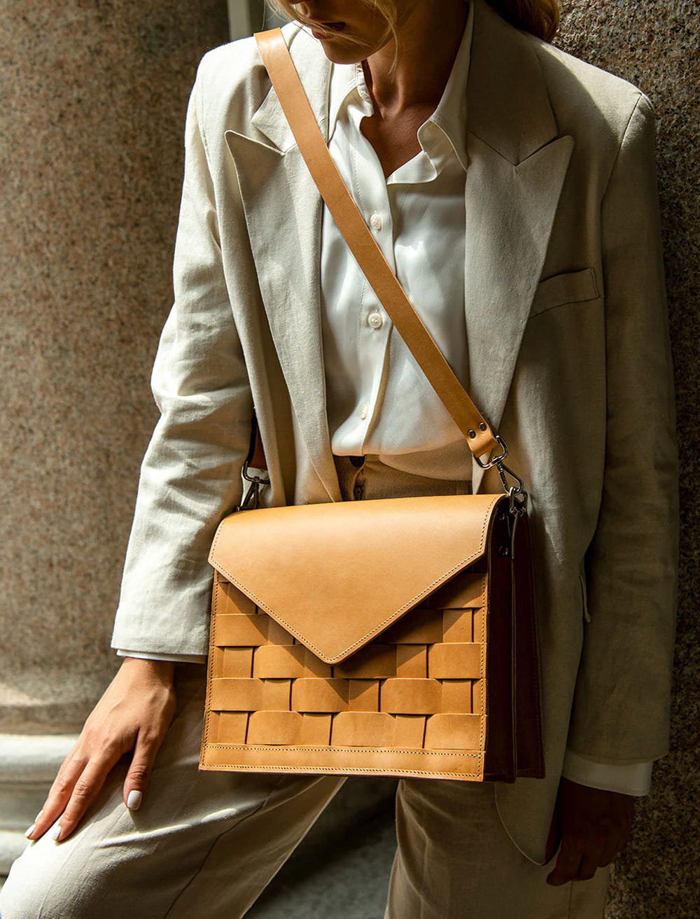 NÄVER DUO SHOULDER BAG - Nature