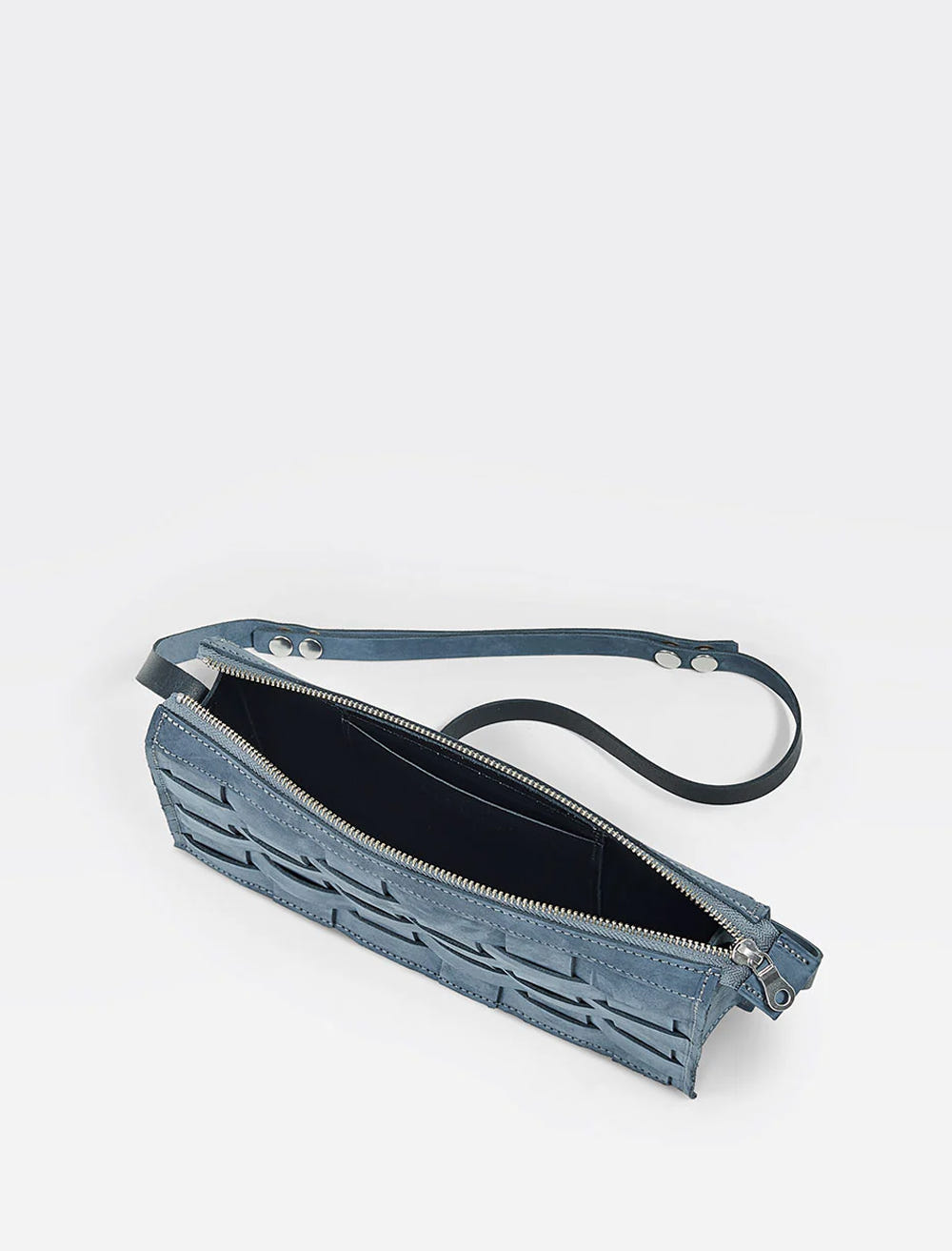 NÄVER KLEINE SCHULTERTASCHE - Graublau