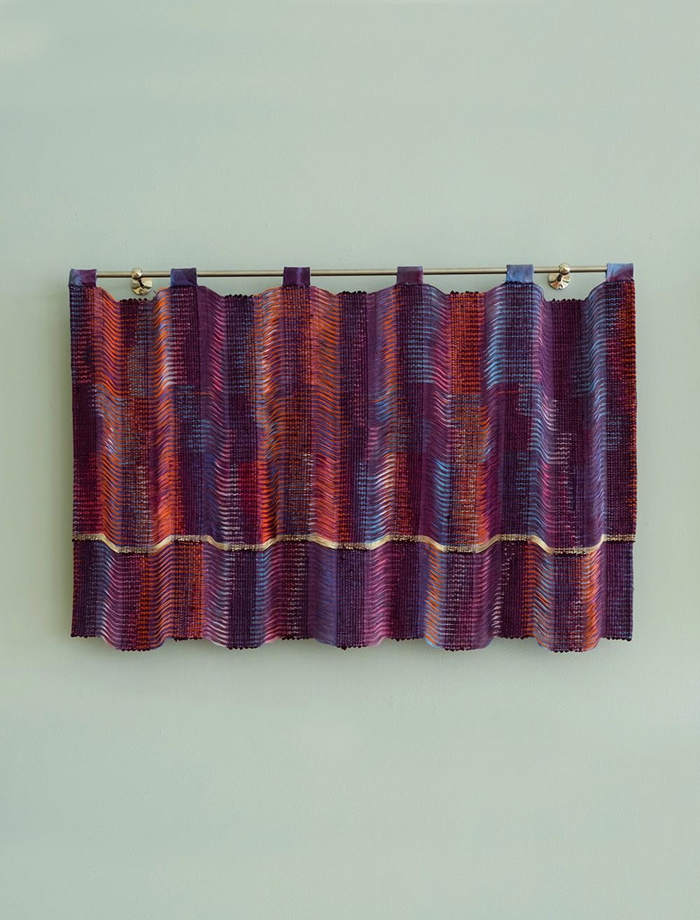 RIPPLE II, WOVEN WALL HANGING