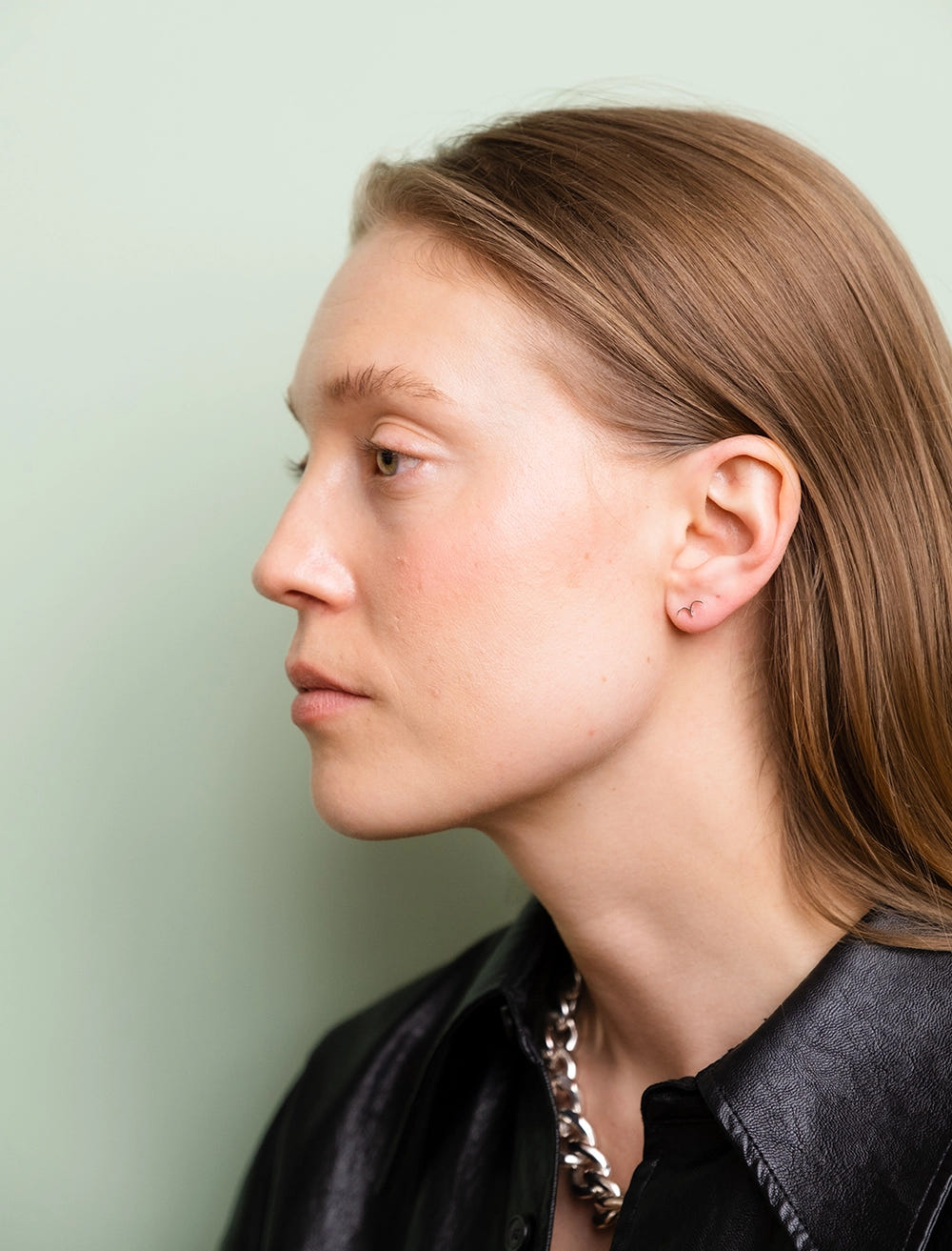 BIRD STUD EARRINGS MINI, SILVER