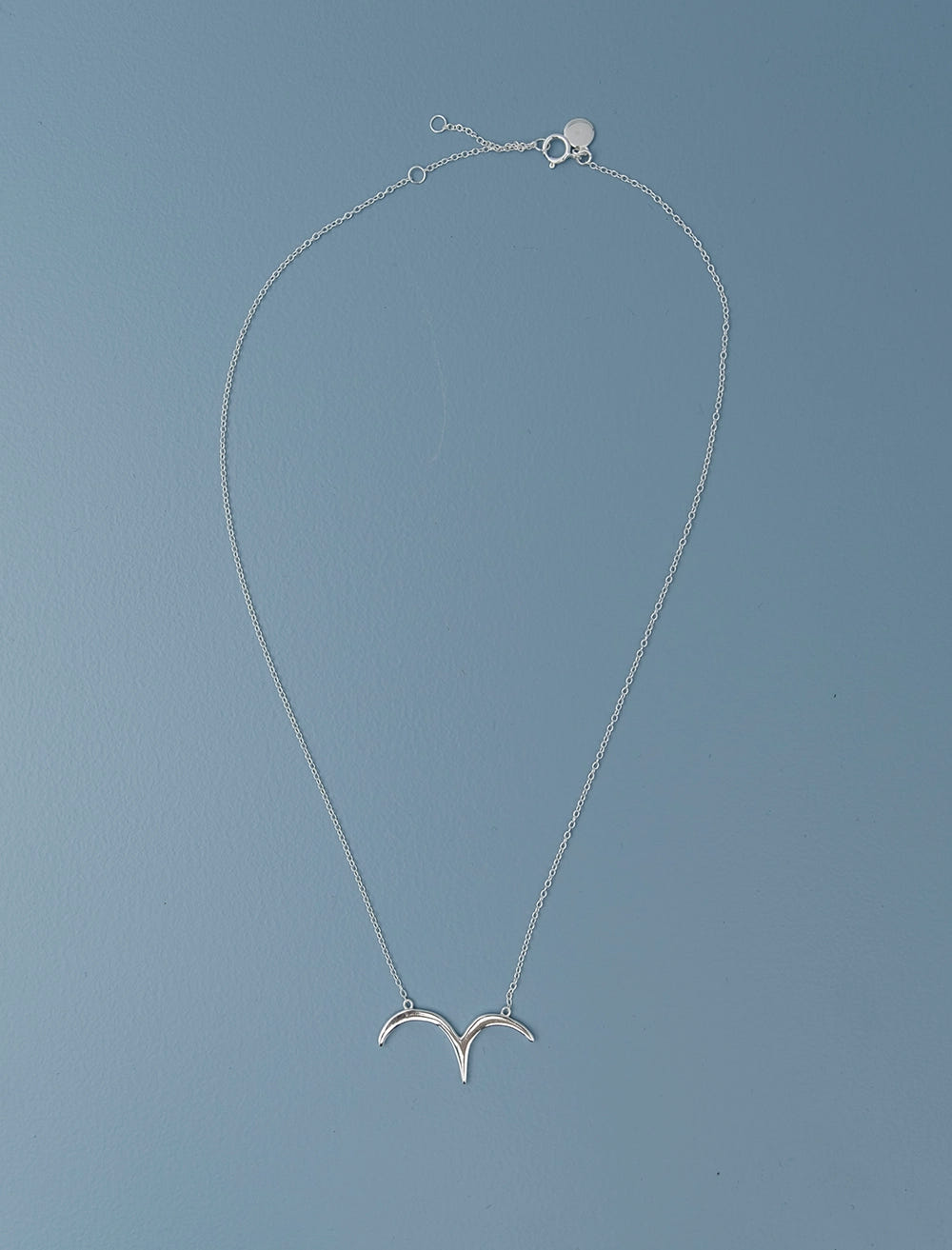 BIRD NECKLACE, SILVER