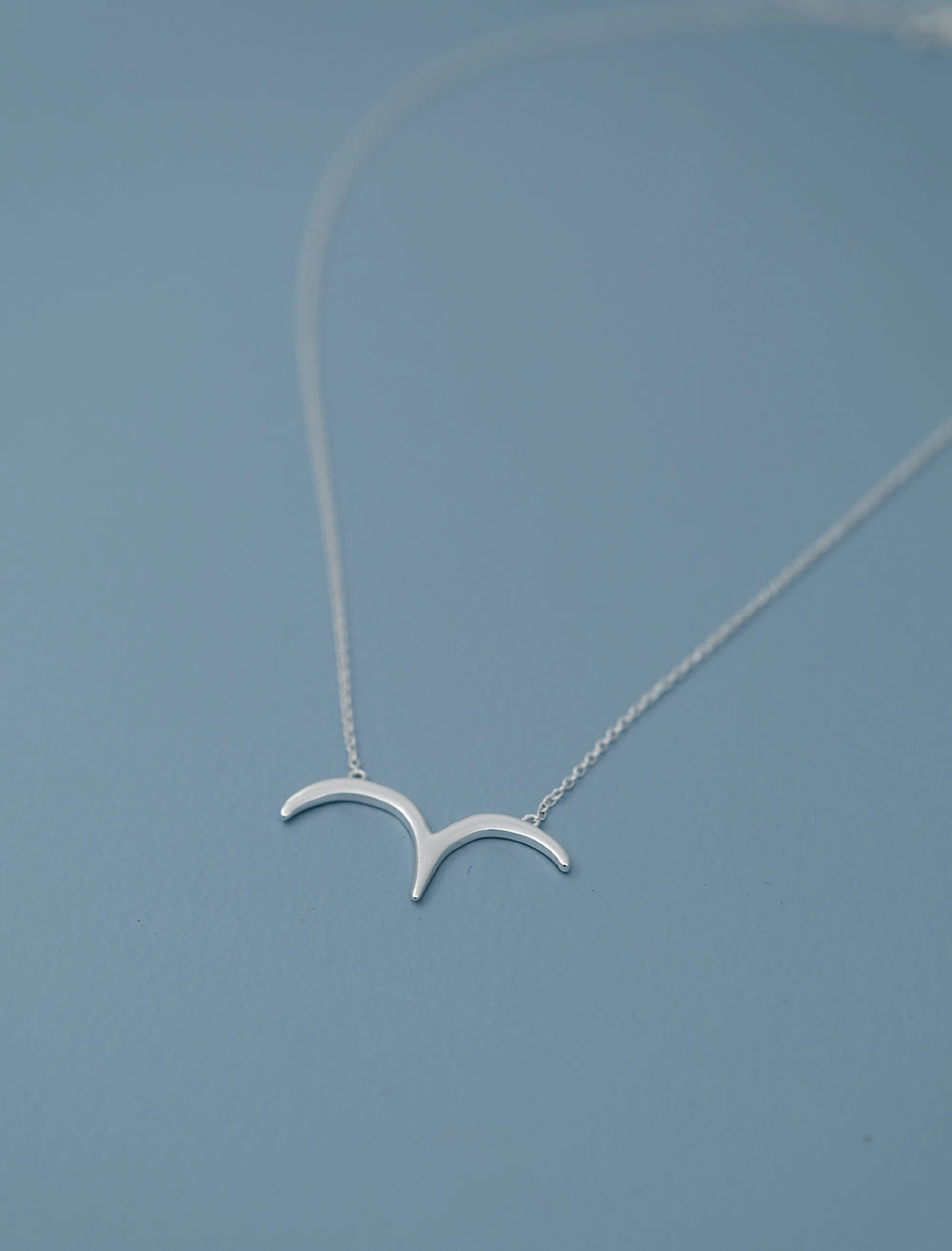 BIRD NECKLACE, SILVER