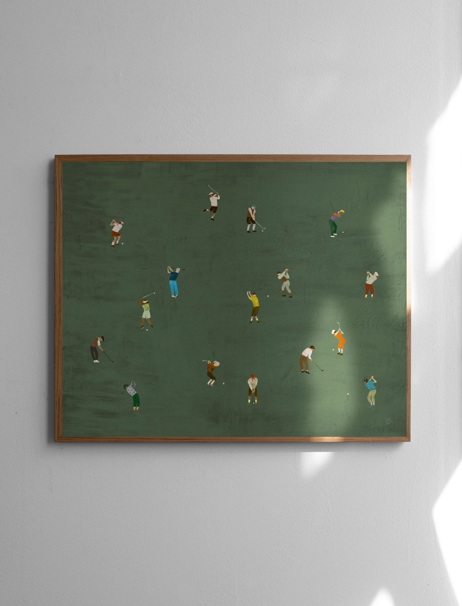 GOLFERS POSTER - 40×50 cm