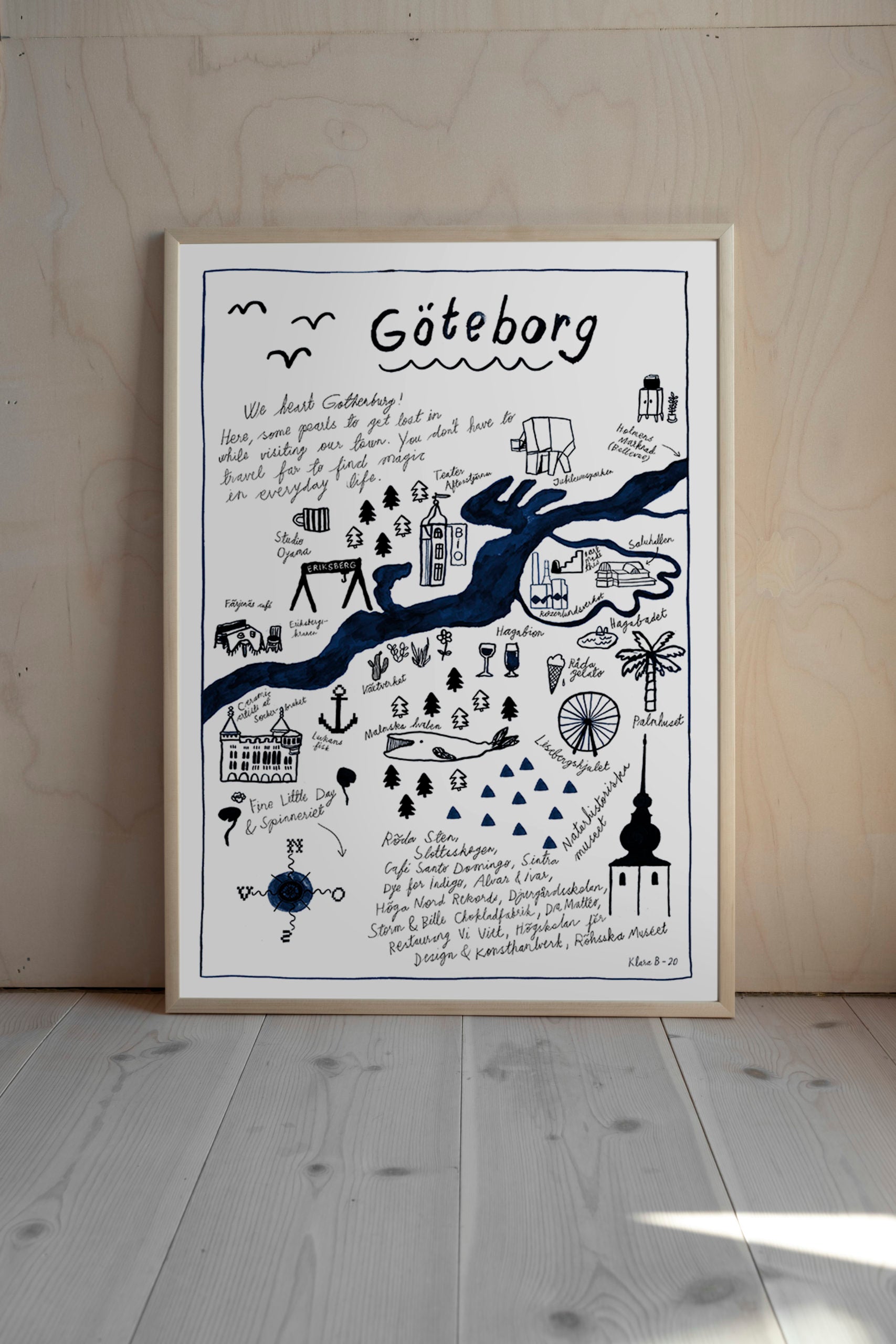 GOTHENBURG POSTER - 50x70 cm