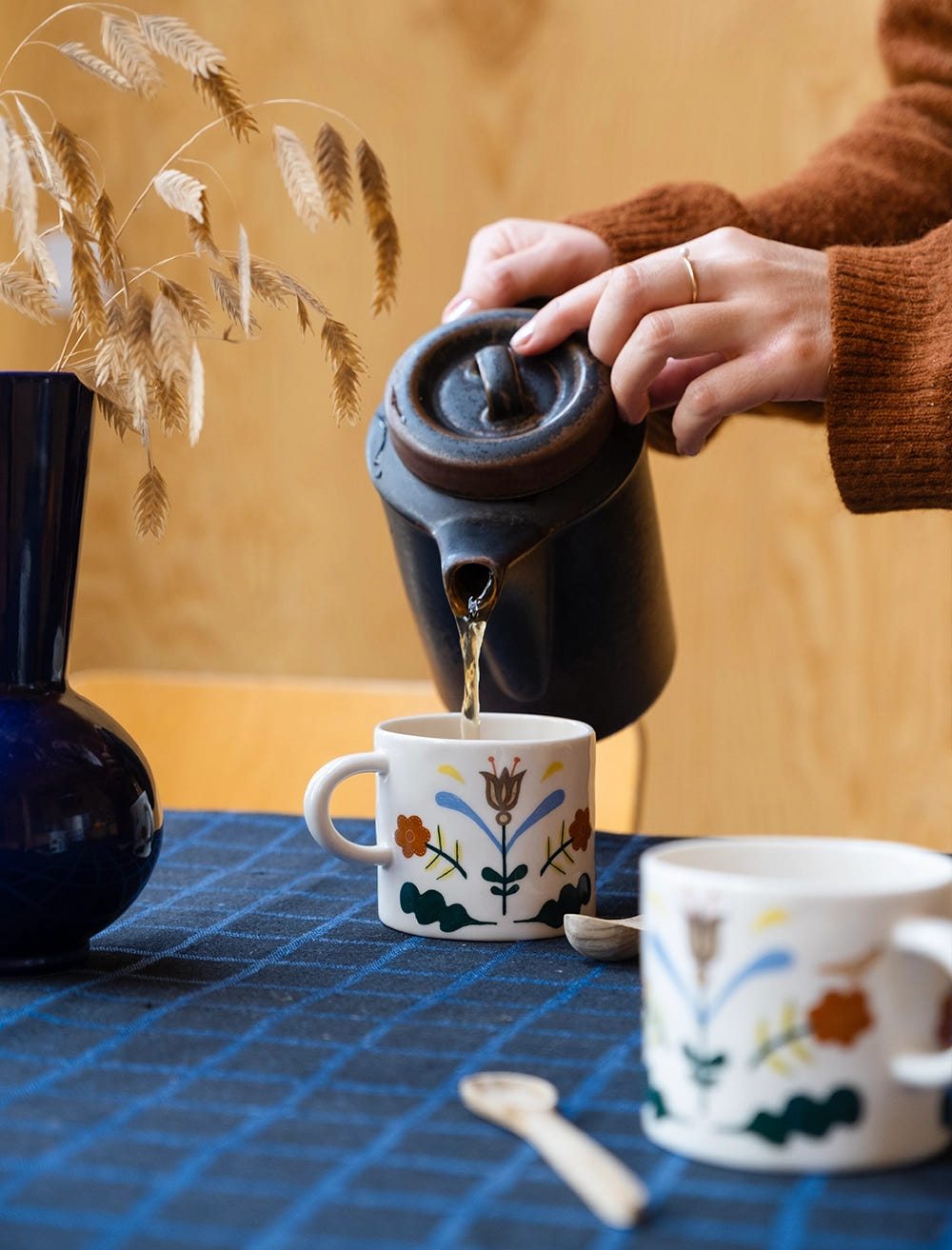 KURBITS TASSE MIT HENKEL, WEISS