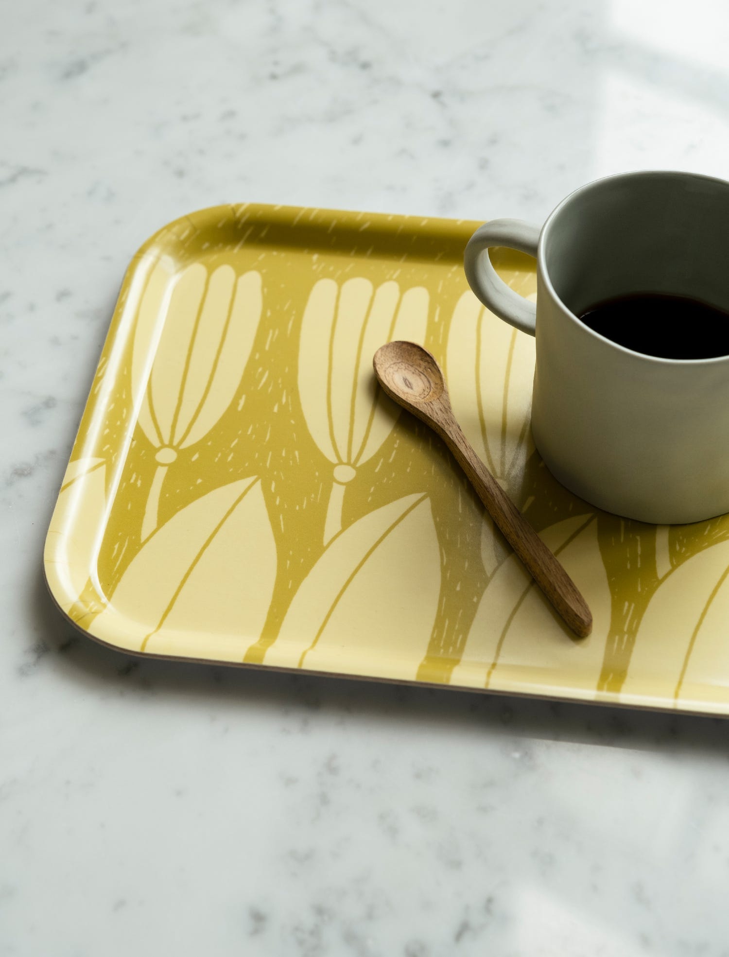 KROKUS SMALL TRAY, YELLOW
