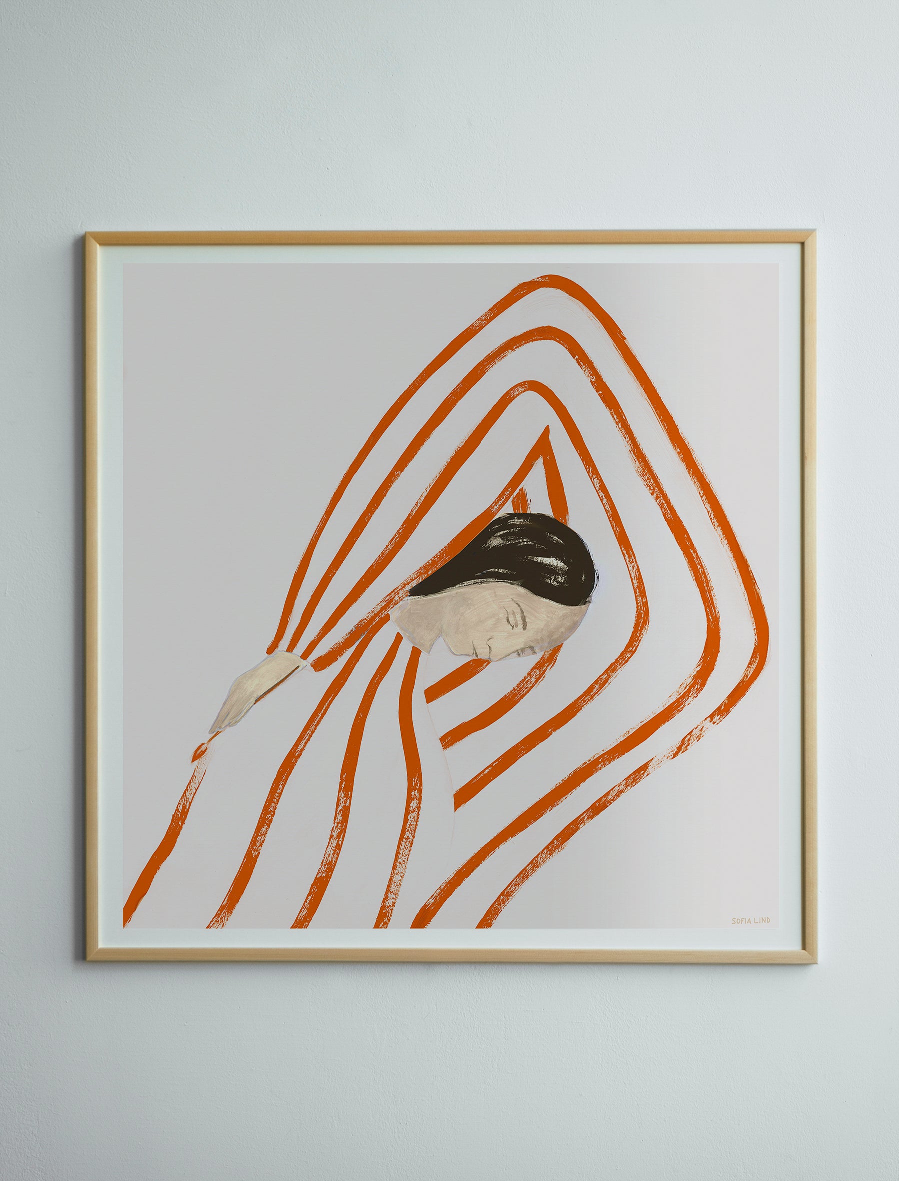 OWN STROKES POSTER - 70x70 cm