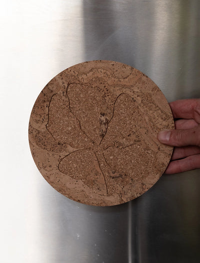 TOPFUNTERSETZER KORK, LEAF