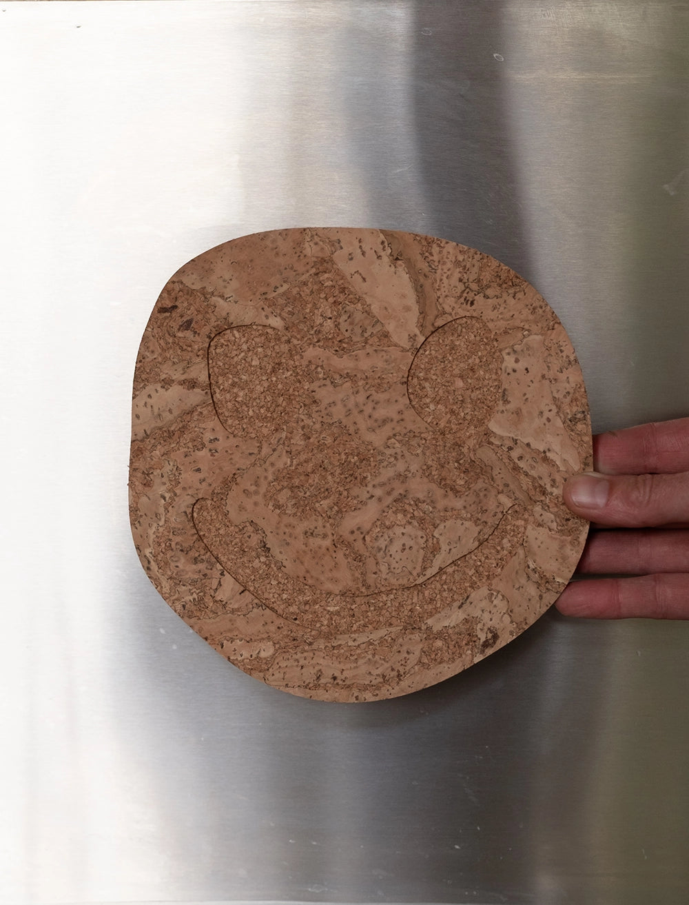 POT MAT CORK, SMILE HAPPY